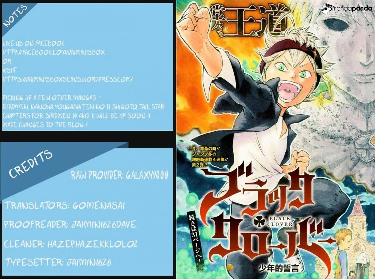 Black Clover Manga