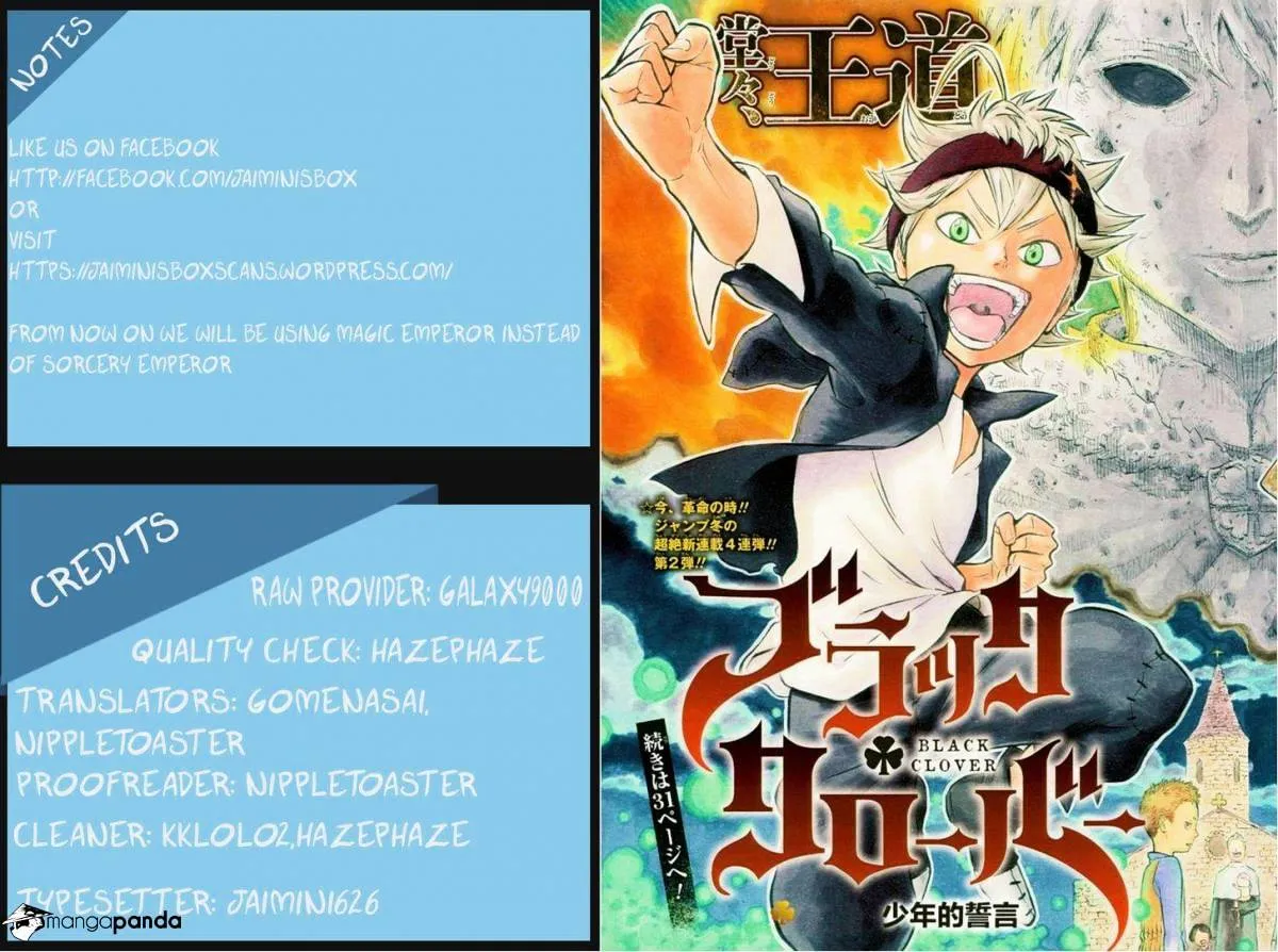 Black Clover Manga