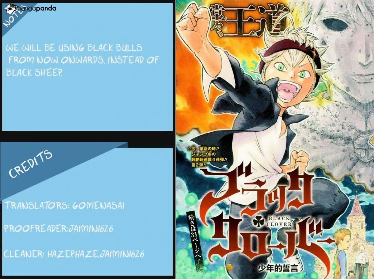 Black Clover Manga