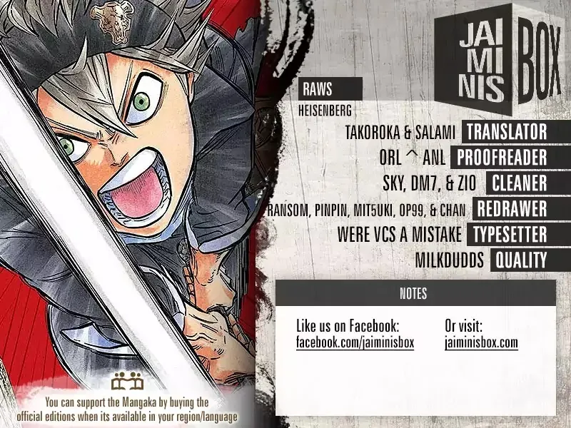 Black Clover Manga Latest Chapters